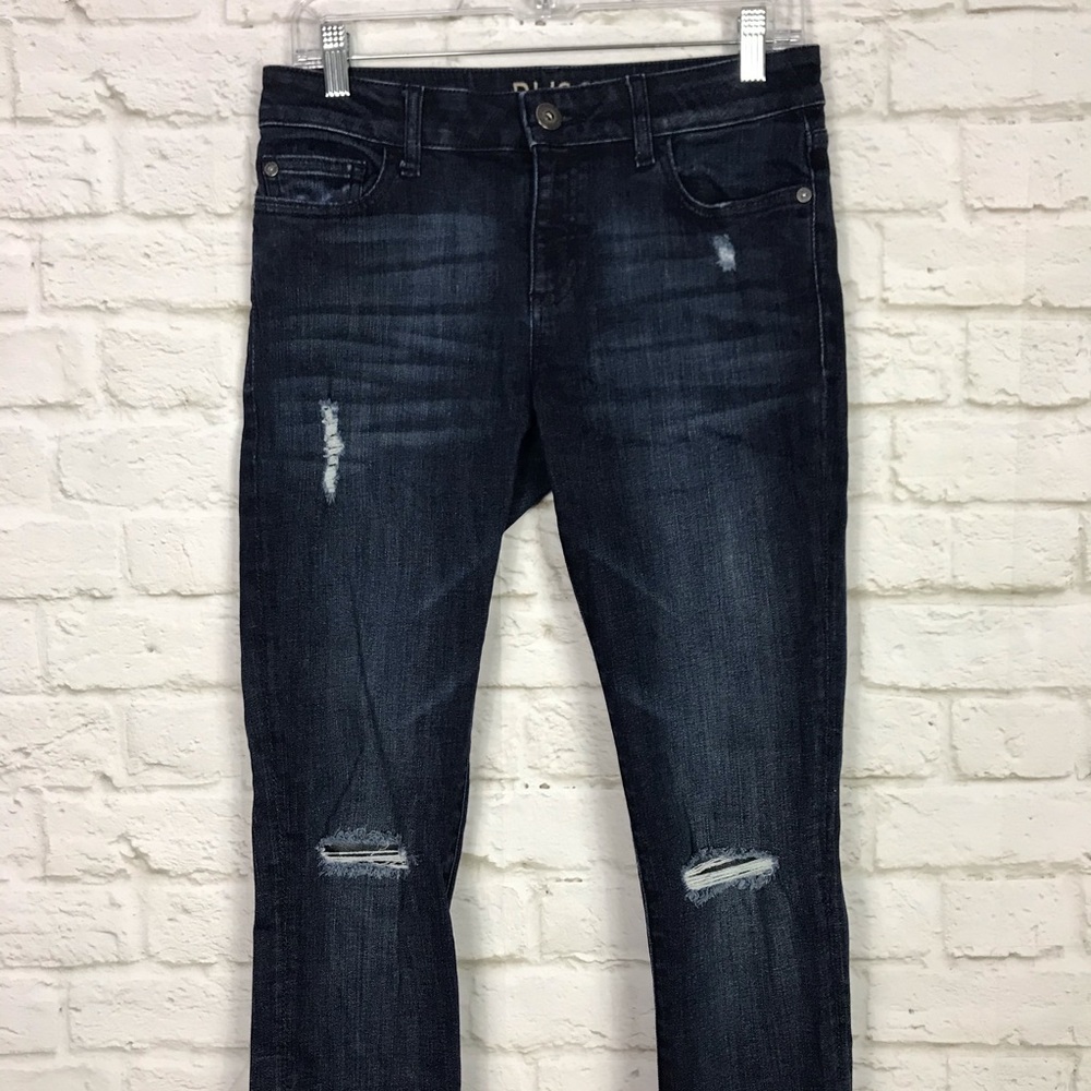 DL1961 Florence Vortex Distressed Raw Hem Capri 27 - Picture 2 of 8